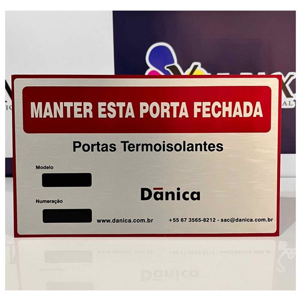 Yamax Comunicação Etiquetas Aluminio